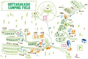ほったらかし場内マップ