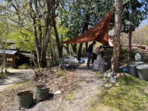 ゴミ捨て場、灰捨て場