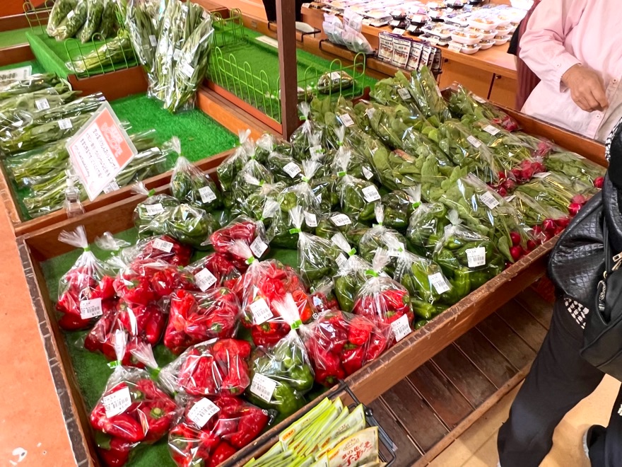 直売所の野菜
