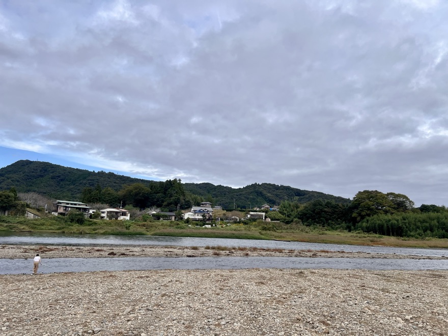 那珂川の河原